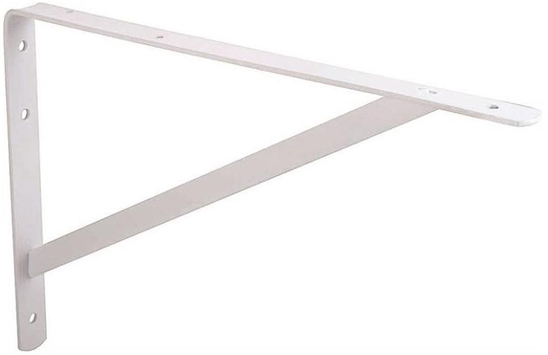 Prosource 21026PHL-PS Heavy-Duty Shelf Bracket, 20" x 13", White