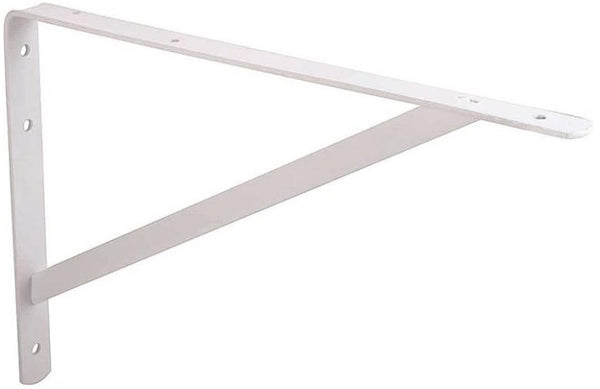 Prosource 21026PHL-PS Heavy-Duty Shelf Bracket, 20" x 13", White
