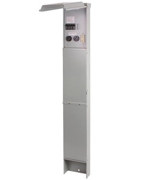 GE GE1LU532ES RV Power Outlet Burial Pedestal, 100 Amp
