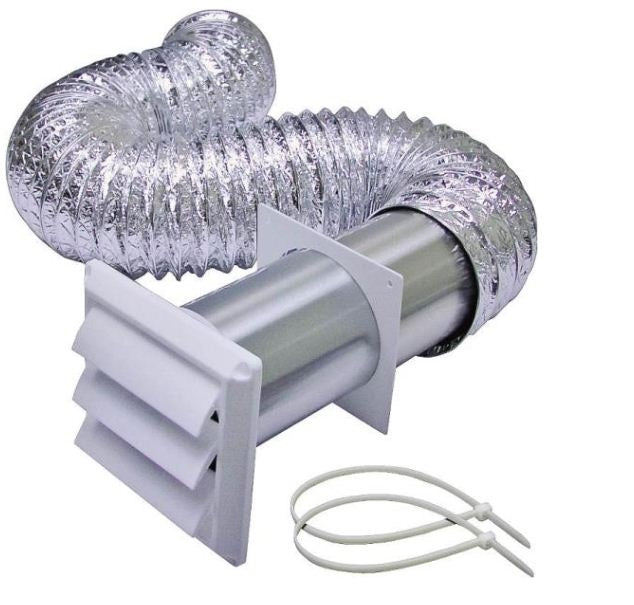 Lambro 406W Lama Flex Kit Louver Hood, 4" x 5'