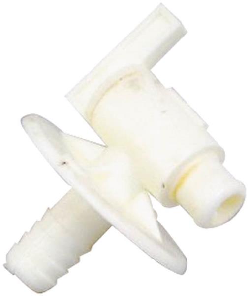 US Hardware RV-390C Water Spigot, 3/8", White