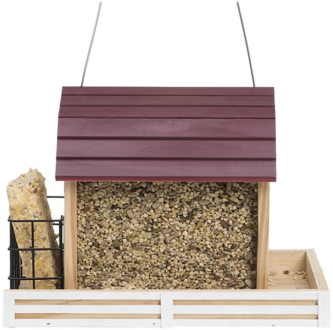 Perky-Pet 50181 Star Barn Wood Chalet Bird Feeder, 2 Lbs