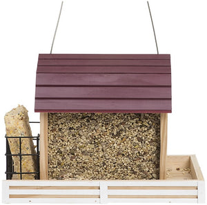 Perky-Pet 50181 Star Barn Wood Chalet Bird Feeder, 2 Lbs