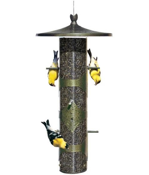 Perky-Pet 736 Upside Down Goldfinch Feeder, 3 Lbs Seed Capacity