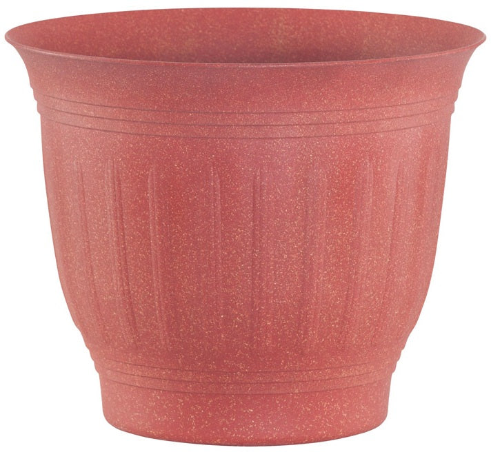 Bloem CLN12-904 Colonnade Round Planter, Brick, Resin