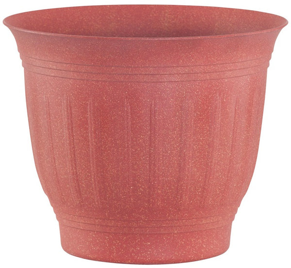 Bloem CLN12-904 Colonnade Round Planter, Brick, Resin