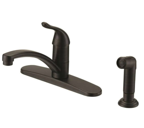 Mintcraft 67534-1027H2 Kitchen Faucet, One Handle, Venetian Bronze