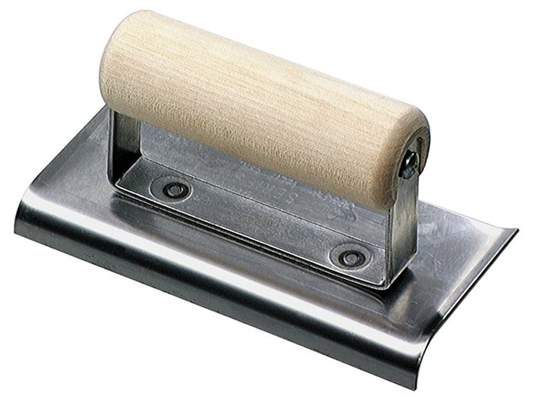 Marshalltown CE384 Steel Curved End Edger, 6" x 3"