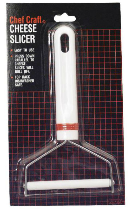 Chef Craft 20780 Cheese Slicer White Handle