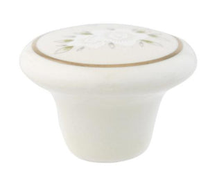 Amerock BP69128 Allison Round Cabinet Knob, Porcelain, 1-1/2"