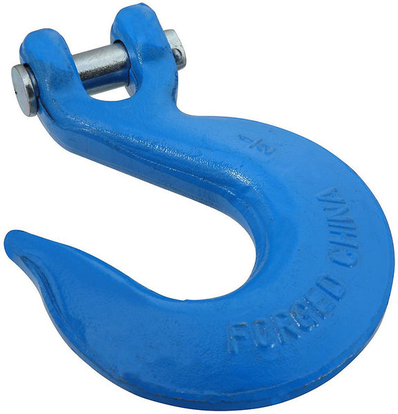 National Hardware N177-287 Clevis Slip Hook, Forged Steel, Blue, 1/2"