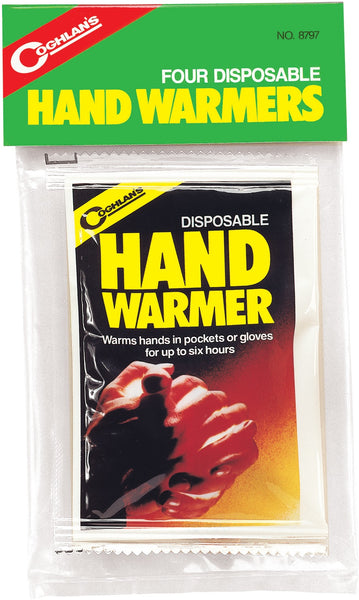 Coghlan 8797 Disposable Hand Warmers, 3" x 4", 6-Hours, 4-Count