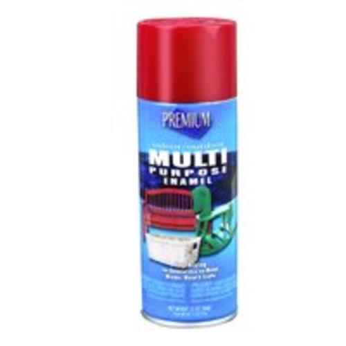 Premium MP1005 Multi Purpose Spray Paint, Brite Red, 12 Oz