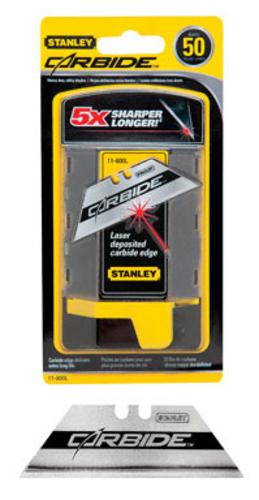 Stanley 11-800L Carbide Utility Knife Blade, 50/Pack