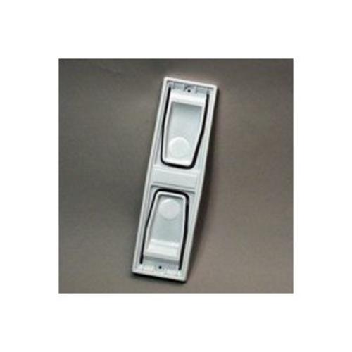 Chef Craft 20722 Plastic Paper Towel Holder with Header, White, 16" x 20-1/2"