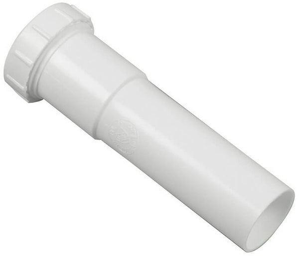 Danco 94029 Plastic Slip-Joint Extention Tube, White, 1-1/4" x 6"