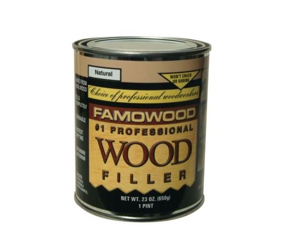 Famowood 36021122 Solvent Based Wood Filler, 16 Oz