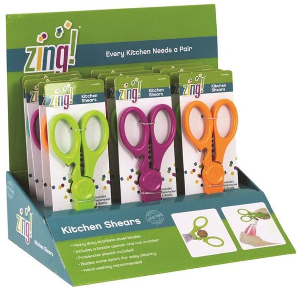 Zing 93175 Kitchen Shear, 7", Assorted Colors
