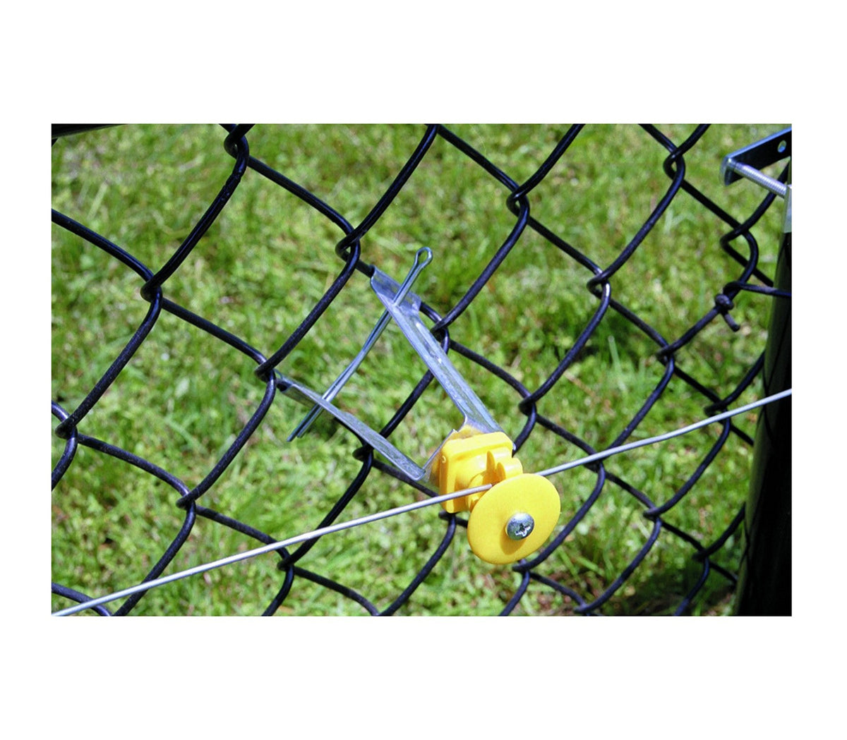 Fi-Shock ICLXY-FS Electric Fence Chain Link Insulator, 6", Yellow