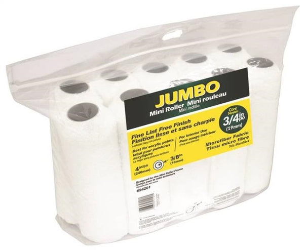 Hyde 94253 Paint Roller Covers, Microfiber, 4", 10 Roller