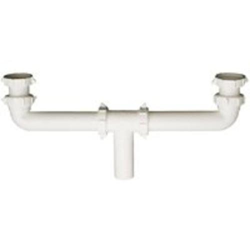 Plumb Pak PP930W Hi-Line Center Outlet Connect Waste, 1-1/2" x 16", White