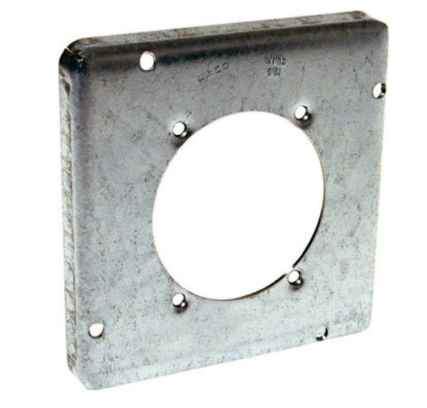 Raco 888 Square Box Receptacle Cover, 30-60 Amp, 4-11/16"