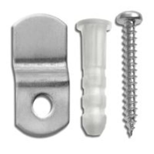 Hillman Fasteners 50220 Hillman Mirror Clip Set Metal, 1/8"