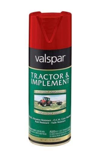 Valspar 018.5339-20.076 Tractor & Implement Spray Paint, 16 Oz, Ford Red