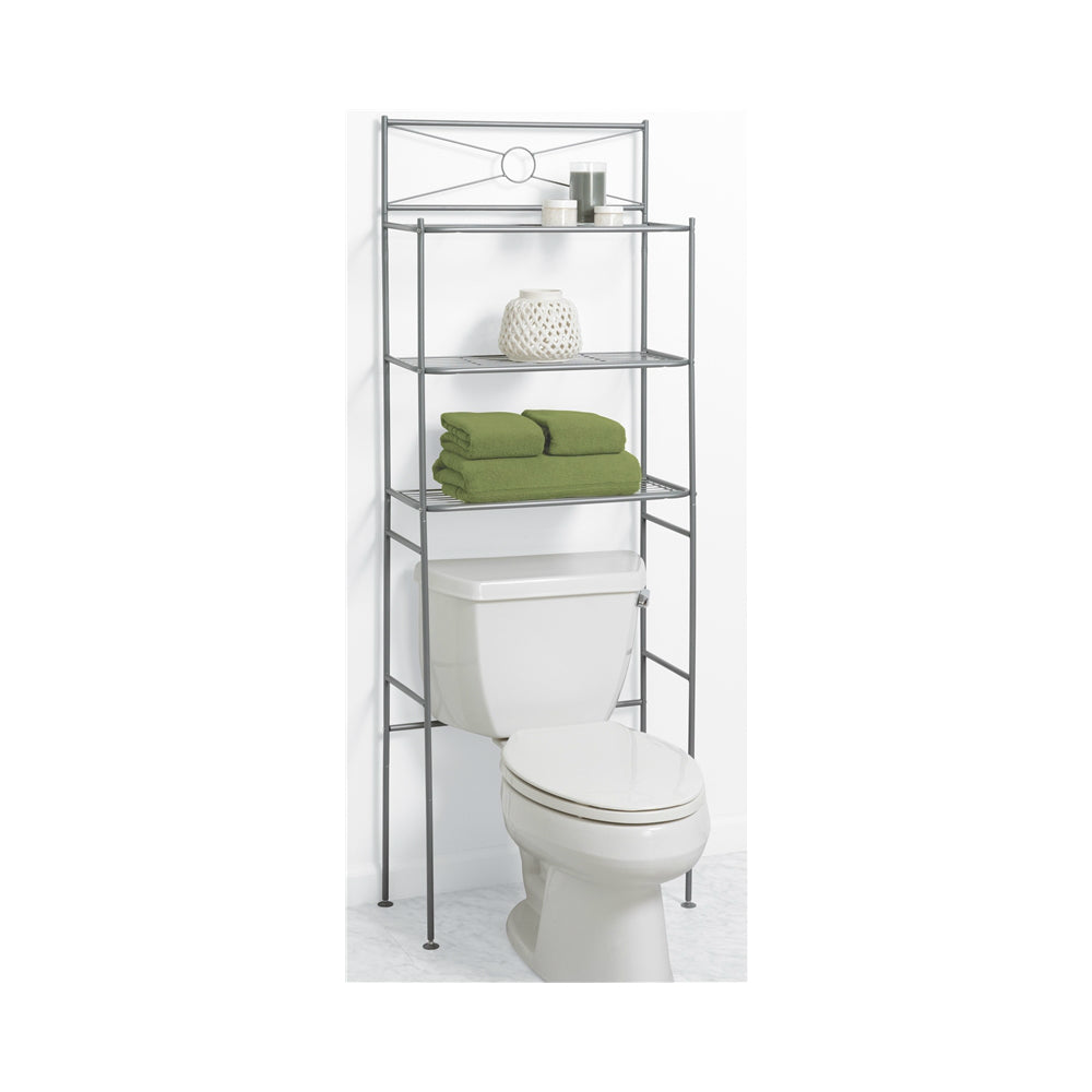 Zenith 2623NN Free Standing Spacesaver, Metal, Silver, 64" X 23.6" X 12-1/2"