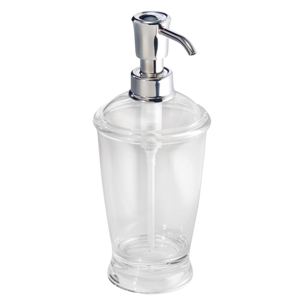 InterDesign 45620 Soap Pump, Clear Plastic, 12 Oz