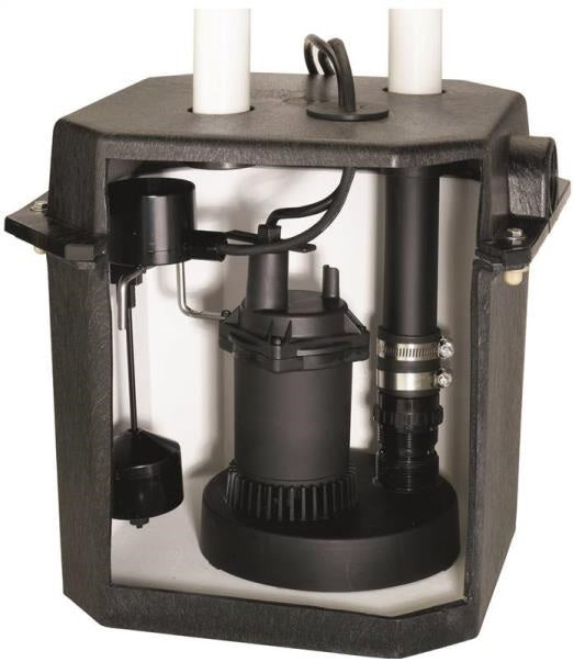 Flotec FPZS33LTS/FPOS180 Heavy Duty Sink Pump System, 2880 Gph, 115 Volts