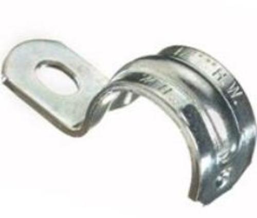 Halex 61115B 1Hole Conduit Rigid/Imc Straps, 1-1/2In, Stamped steel