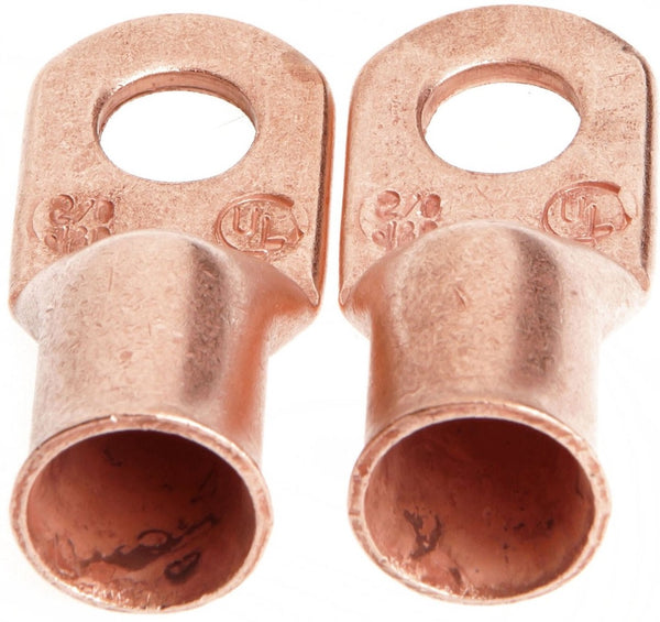 Forney 60098 Copper Cable Lugs, Number 2 Cable with 3/8" Stud