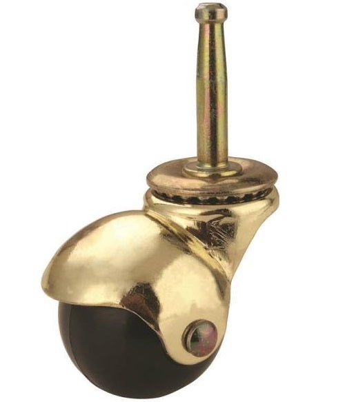 Prosource JC-E04-PS Ball Casters, 2", Bright Brass, 2/Pack