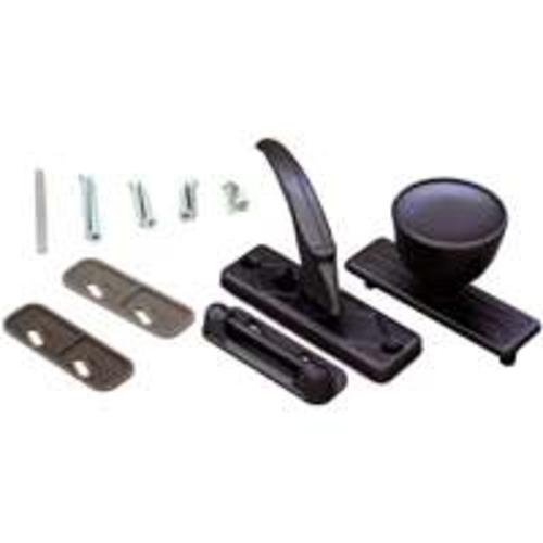 Mintcraft 47035-UK3L Storm/Screen Door Knob Latch, Black