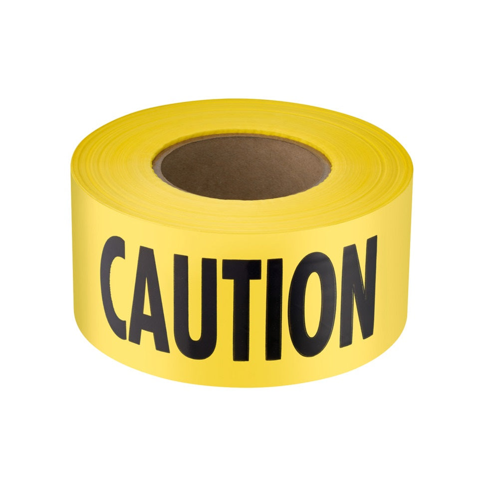 Empire Level 71-1001 Caution Barricade Tape, Yellow