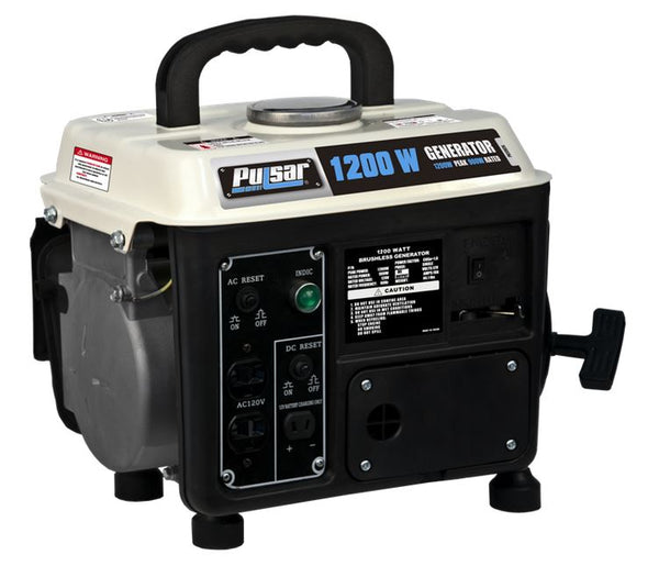 Pulsar PG1202S Portable Gas Generator, 1200 Watts