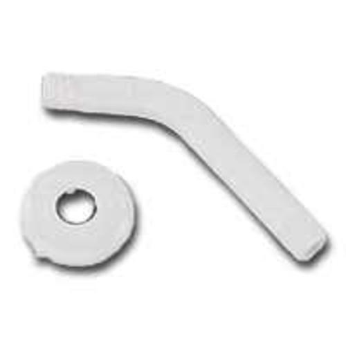 Boston Harbor B1140WH Shower Arm With Flange, White