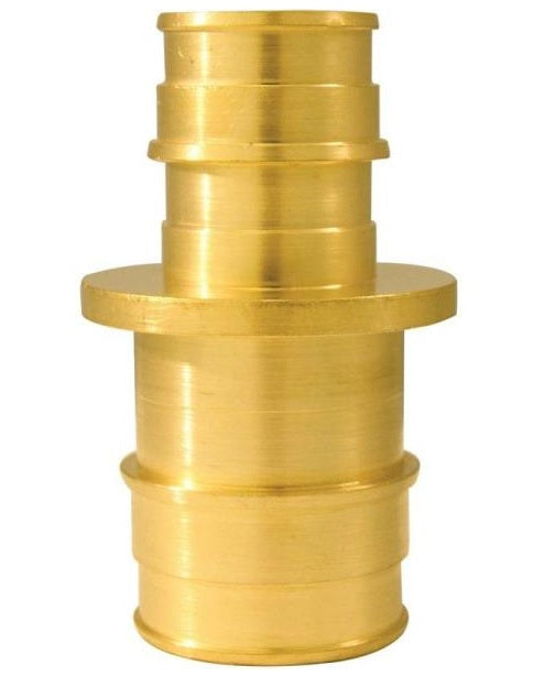 Apollo EPXC341 Pex Pipe Reducing Coupling, Brass, 1" x 3/4"