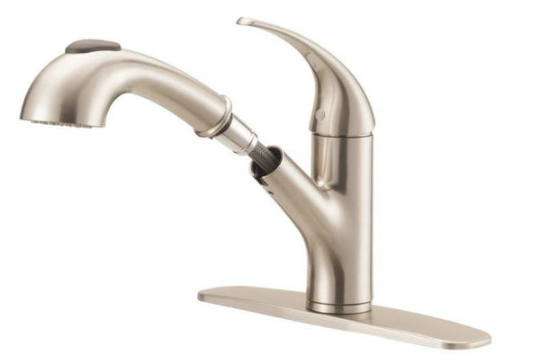 Boston Harbor FP4A4079NP Single Handle Kitchen Faucets, Stainless Steel