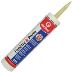 Red Devil 00127CA Silicone Acrylic Caulk, Almond, 10.1 Oz