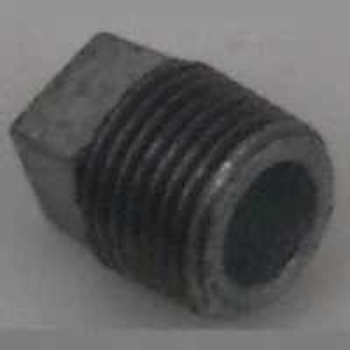 Worldwide Sourcing 31-1/8G 1/8" Galvanized Malleable Screwed Plug