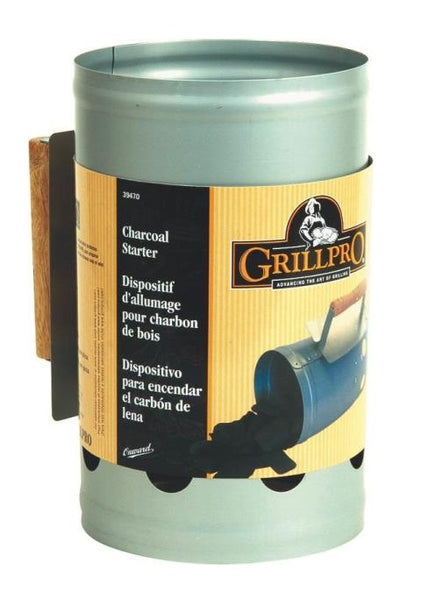 GrillPro 39480 Heavy Duty Chimney Style Charcoal Starter