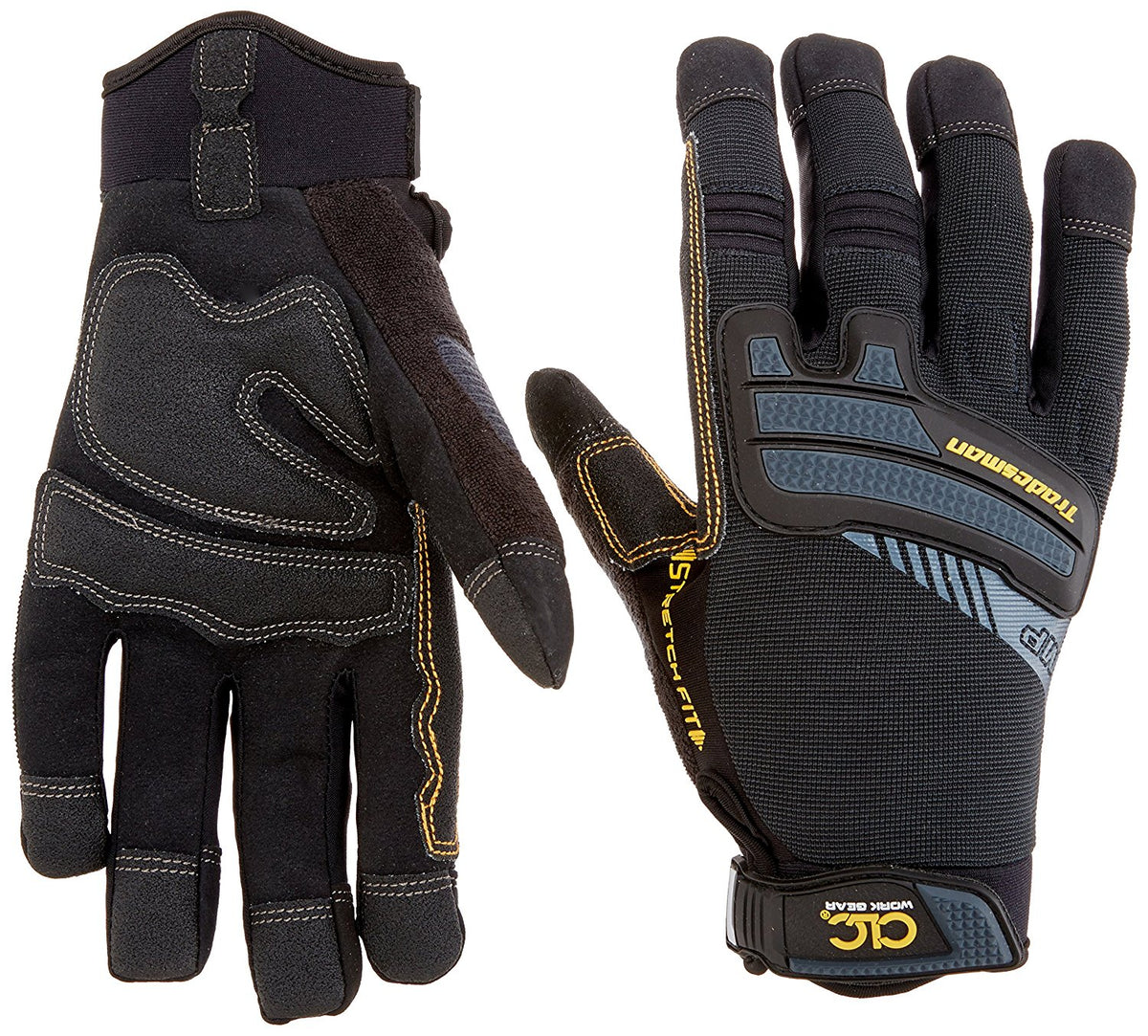 CLC 145L Flex Grip Tradesman Synthetic Leather Work Gloves, Large