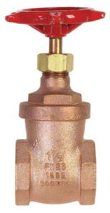 Mueller 100-207NL Gate Valve 1-1/2" Ips
