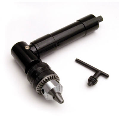 Eazypower® 81544 90-Degree Angle Drill Attachment with 3/8" Keyless Chuck