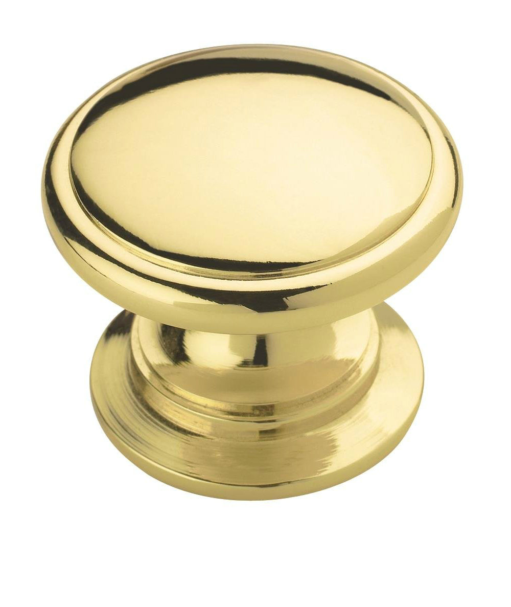 Amerock BP530123 Allison Value Cabinet Knob, Polished Brass