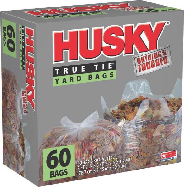 Husky HK39WC060C Yard Bag, 60 Bags