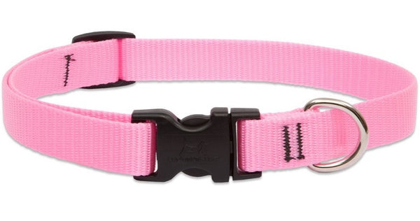 Lupine 57502 Pink Nylon For Dog Collar Neck, 13"-22"