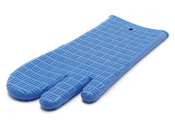 Grill Pro 90973 3-Finger Silicone Mitt, 13.4"